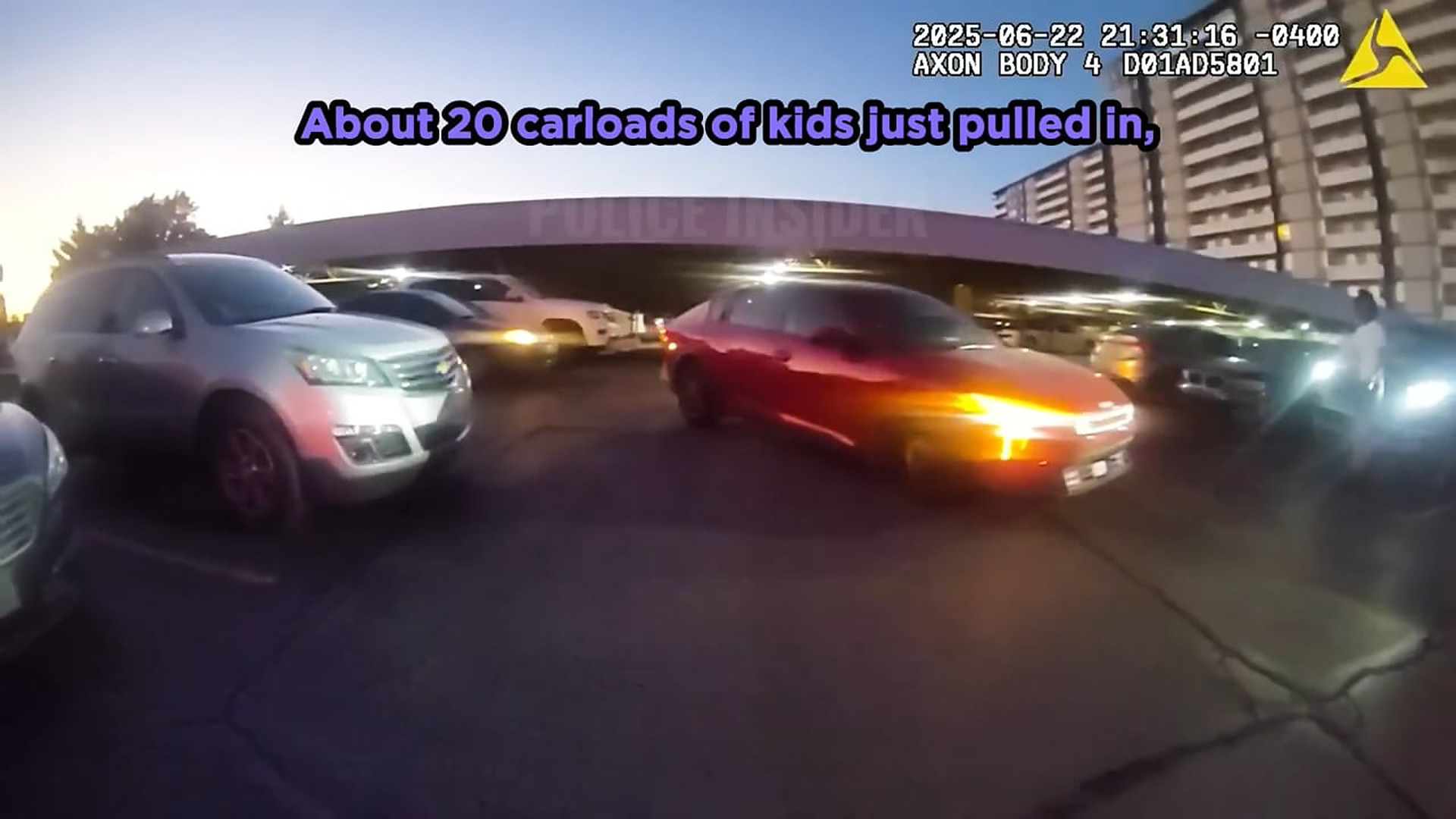 Full Video : H1008003_Girl Hits Cop While Fleeing, Gets Instant Karma